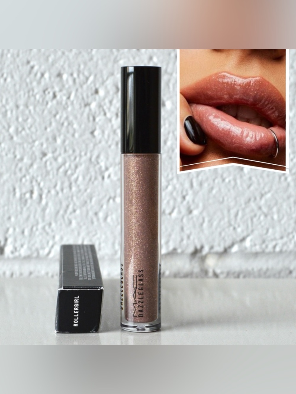 MAC Cosmetics Dazzleglass Lipgloss *ROLLERGIRL* VHTF Limited Edition BNIB